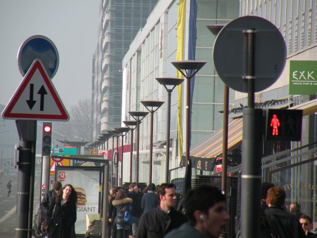  Alignement de lampadaires